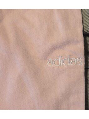 Adidas Womens Pink Cropped Lounge Pants Drawstring Waist Vintage lounge wear
